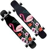 GARANTÍA DE SEGURIDAD: Esta patineta longboard bien construida es segura para montar, las patinetas son el medio de transporte perfecto para usted. No solo son un ejercicio divertido y fantástico, sino que también son una gran plataforma de aprendizaje que te permitirá seguir desarrollando fuerza, equilibrio y reflejos.