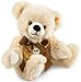 Steiff Bobby Schlenker-Teddybär - 40 cm - Teddybär mit Schleife - Kuscheltier für Kinder - weich & waschbar - Creme (013478)