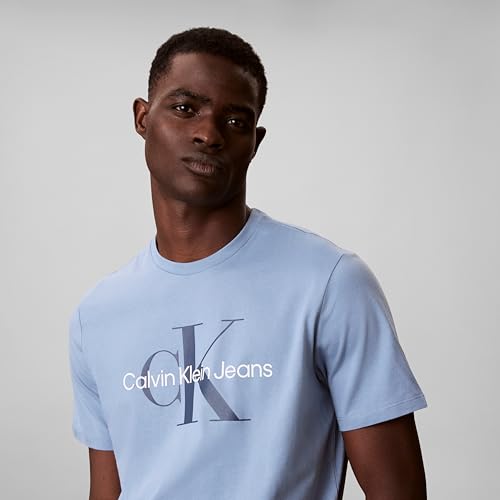 Image of Calvin Klein Men's Monogram Logo Crewneck T-Shirt