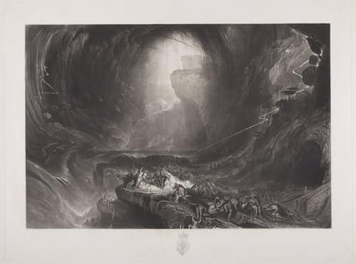 Tableau toile décoration murale John Martin affiche art 60x90