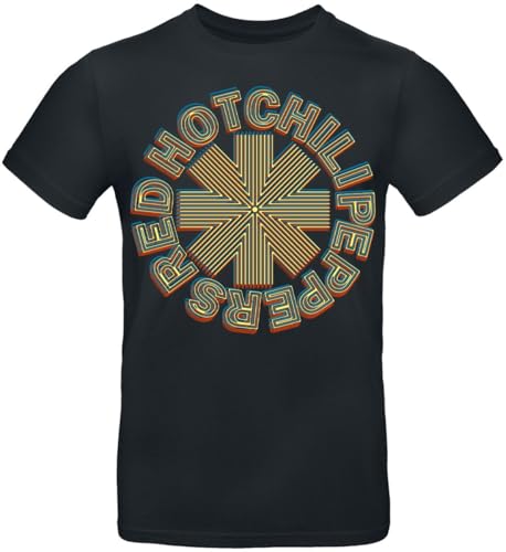 Red Hot Chili Peppers Abstract Logo Männer T-Shirt schwarz L