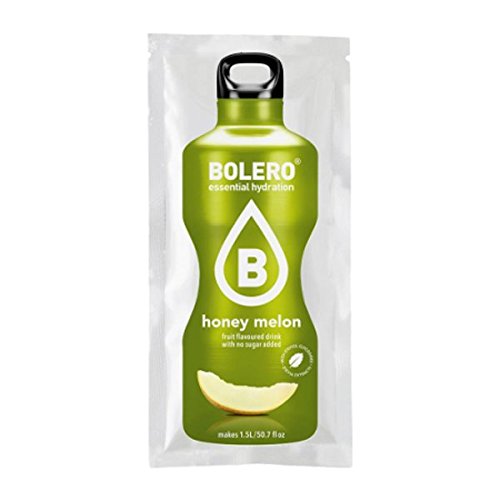 BOLERO Drinks 48 bustine da 9 grammi gusto HONEY MELON - Preparato istantaneo per Bevande con Stevia e Vitamina C e Senza Zucchero