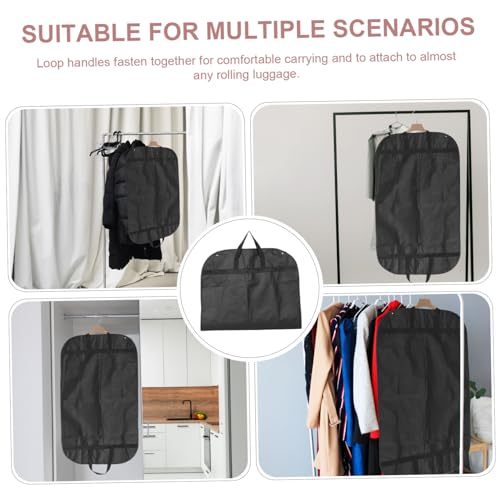 Travel Garment Bag Dress Bag for Storage Suit Protector Pockets Breathable Non Woven Cover Lightweight and Portable3