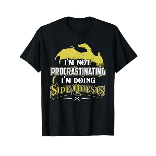 I'm not procrastinating I'm doing Side Quests - RPG Gamer T-Shirt