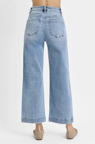 Risen High Rise Crop Wide Leg Jeans4
