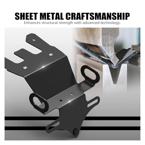 Plaque immatriculation cassée ? Support arrière avec lampe CRF1100L - 4