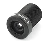 uxcell Black CCTV Box Camera 4.2mm Focal Length IR Board Lens F1.8