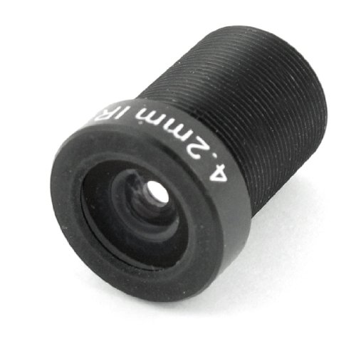 uxcell Black CCTV Box Camera 4.2mm Focal Length IR Board Lens F1.8