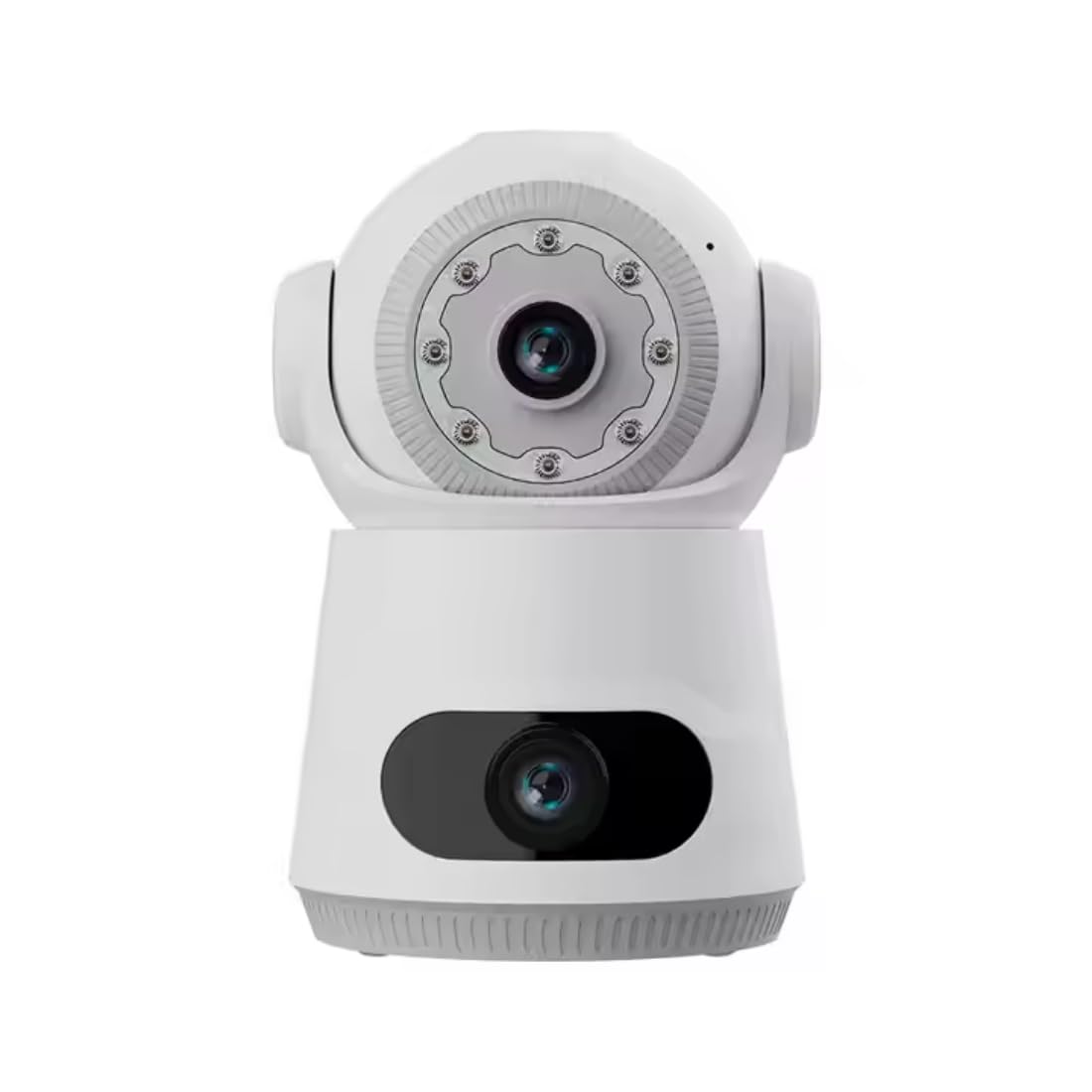 OneXsale Indoor, Dual Lens WiFi Cameras for Home Shop Security, Night Mode, Pet Camera with Phone App, 3MP Indoor Security Camera, Motion Detection, 2-Way Audio