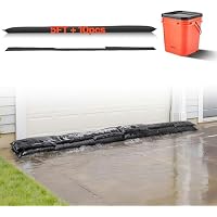 VEVOR 10-Pack 5 x 0.7 ft Flood Barrier Water-Activated Flood Bags with Bucket