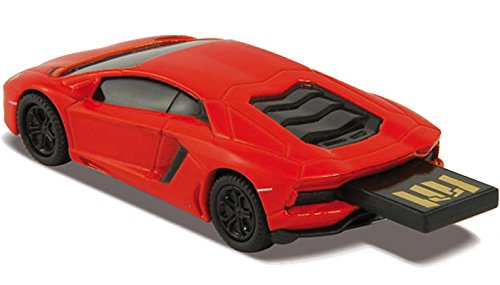 Amazon | オートドライブ USBメモリー Lamborghini Aventador オレンジ 