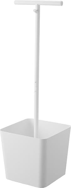 山崎実業(Yamazaki) 収納付き ランドセルスタンド ホワイト W31×D31×H100.2cm タワー tower 収納バスケット 学用品 まとめて収納 フック付き 10598 - 1