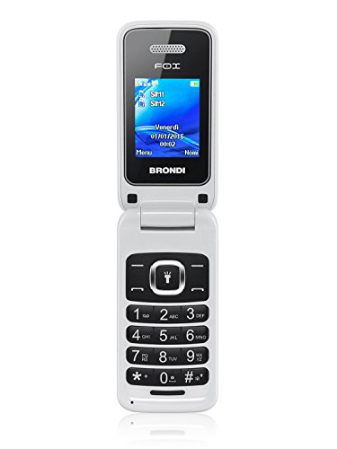 BRONDI Fox all carriers Telefono Cellulare, Bianco