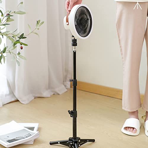 HYWHUYANG Ventilador oscilante com controle remoto, ventilador de pedestal com controle remoto recar