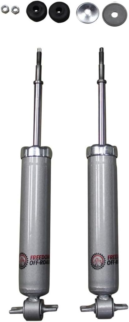 Freedom Offroad 0-3" Lift Extended Nitro Front Shocks For 99-06 Compatible with Silverado/Sierra 1500 RWD