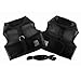 DOGGIE DESIGN Black Cool Mesh Dog Harness with Leash