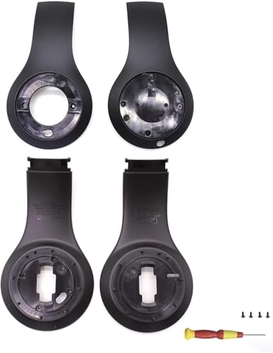 Studio3 Shell and Inside Shell Compatible for Beats by Dr. Dre Studio 3 (A1914) Headphones,Durable Inner Shell Outside Shell Repair Parts(Black)