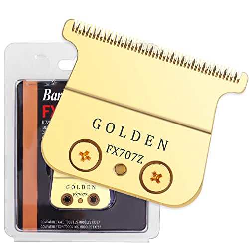 Fx707Z Replacement Dlc 2.0 Blades Compatible With Bab-Yli-Ss Pro Fx787 & Fx726 Trimmers, For Outlining Hair Trimmers, Gold #TOP23