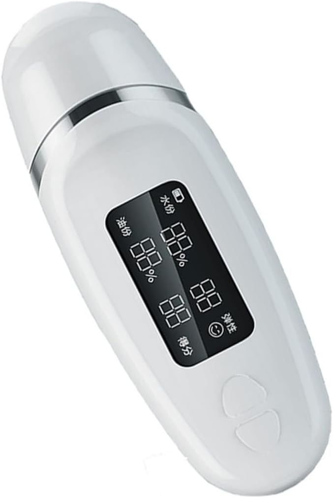 balacoo Professional Skin Moisture Tester Digital Facial Moisture Skin Oil Detection Portable Face Hydration Analyzer