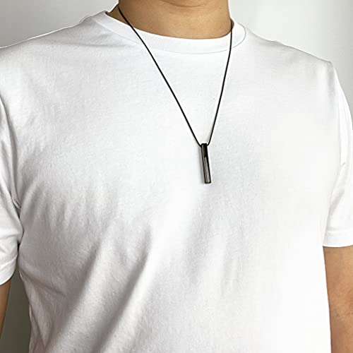 Moo&Lee Tungsten Carbide Bar Necklace For Men Women Boys And Girls, Couples Necklace, Bff Necklace For 2 #TOP4