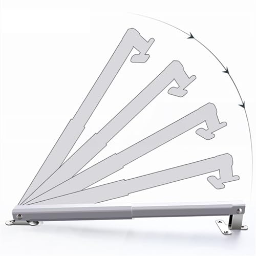 Tige de support hydraulique pour meuble et amortisseur porte rabattable - 6