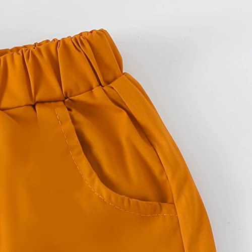 Roupas para meninos de 3 meses de manga curta com estampa de coelho de desenho de páscoa (azul-marin