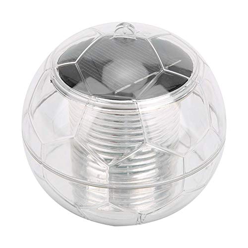 Luminária de piscina alimentada por energia solar, formato de bola, luz flutuante, acessório de fest