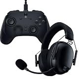 Razer PC Bundle: Wolverine V3 Tournament Edition 8K Wired Gaming Controller + BlackShark V3 X HyperSpeed Wireless Gaming Headset: Black