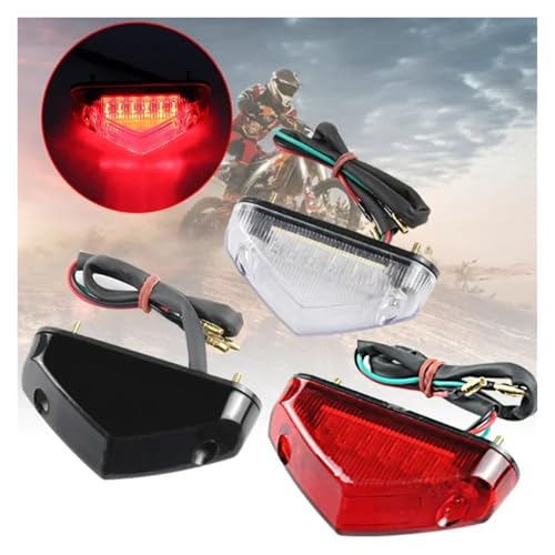 Feu stop arrière à LED 12V résistant aux vibrations de moto - 5