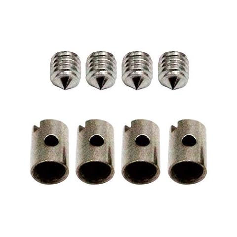 8Pcs Solderless Cable Nipples 5mm Throttle Choke for Motorcycle Scooter Quad Mower Cover