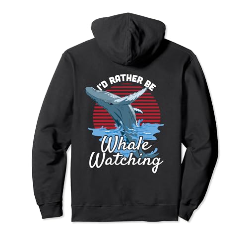 Whale Watching - Humpback Whale Lover Pullover Hoodie