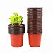 TRUEDAYS 4" Plastic Flower Seedlings Nursery Pot/pots, 100 Pack