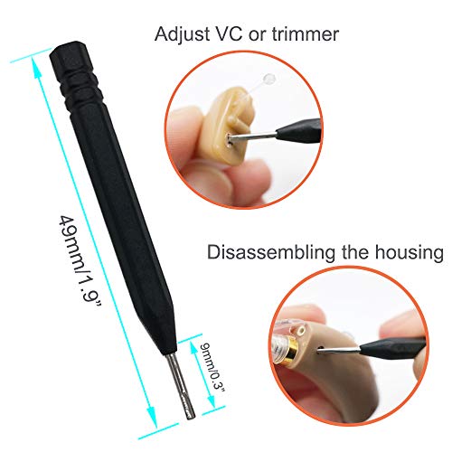 8 Pieces Hearing Aid Amplifier Cleaning Tools, Earbuds/Headphones/Airpods Cleaner Brush Kits With Case #TOP4