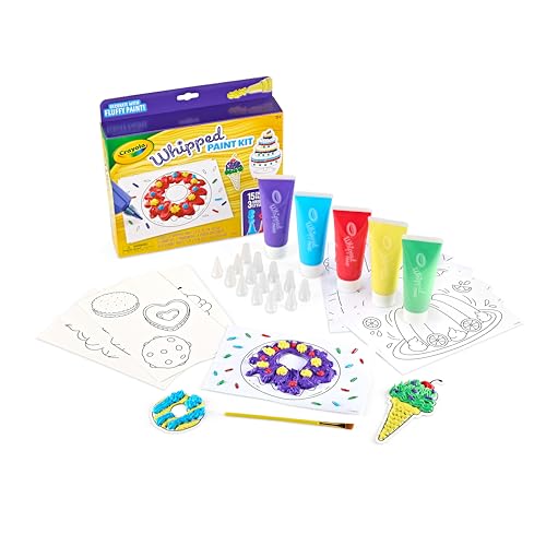 Crayola Whipped Paint Kit, Puff Paint, 3D Paint Set for Kids, 3 Unique Textures, Sensory Art Toy, Gift for Kids, Ages 5+ - image 4