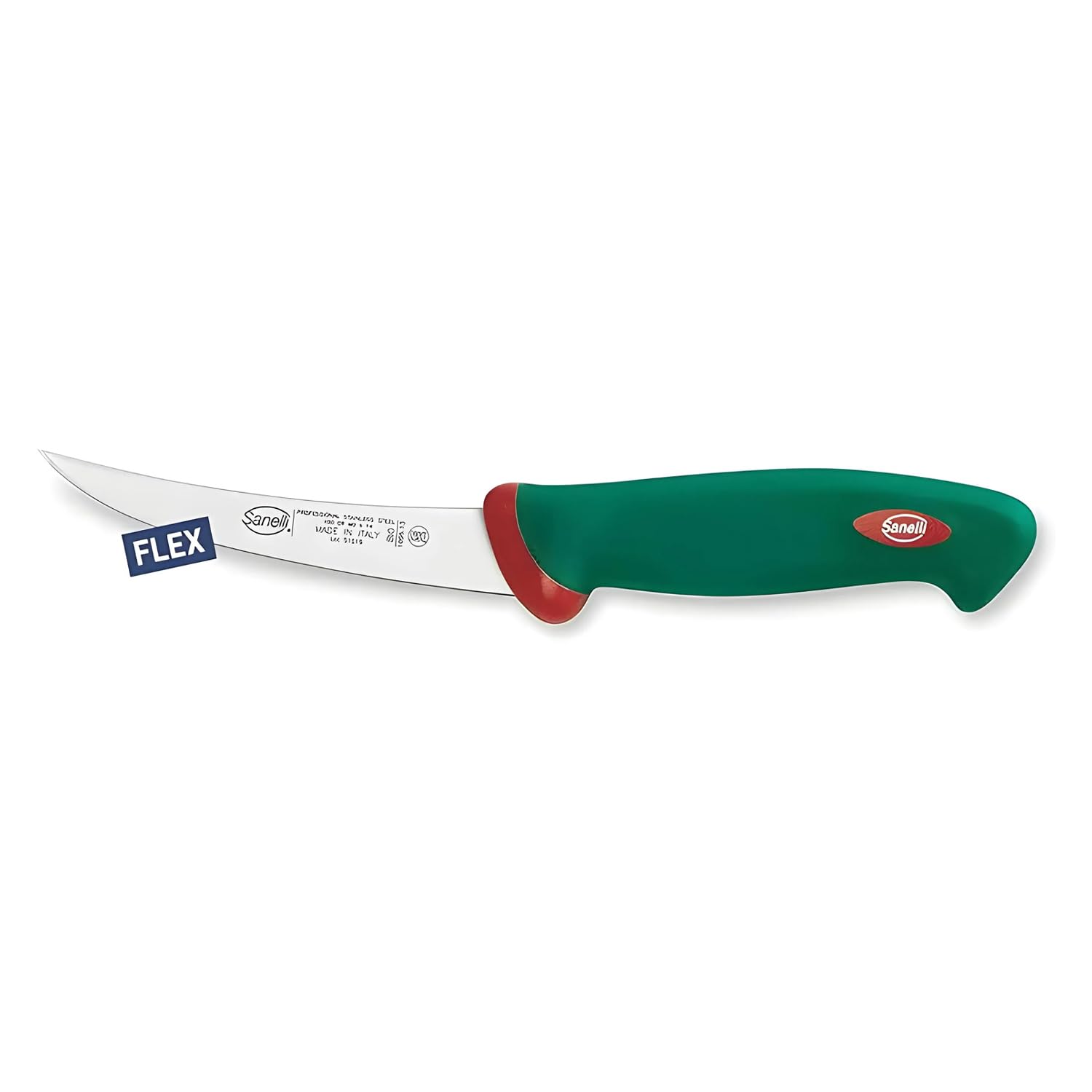 Sanelli, Linea Premana Professional, Coltello professionale Disosso curvo stretto flessibile Cm.13