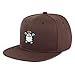 JPAK Angel Hip-Hop Snapback Hat Embroidered Brown Baseball Cap Cartoon Animation