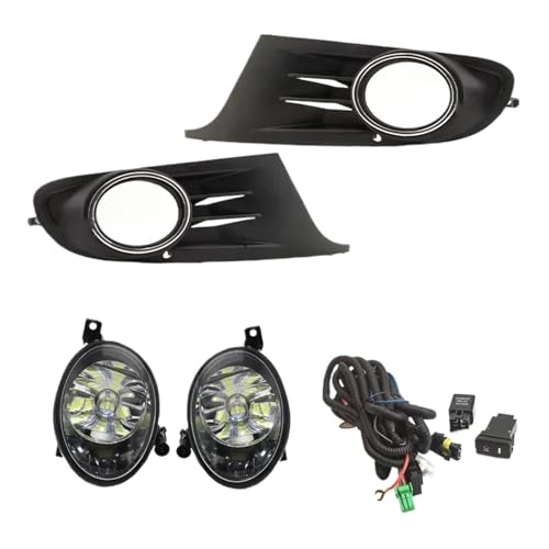 Phares antibrouillard LED VW Golf 6 MK6 Cabriolet avec grille cadre et accessoires auto