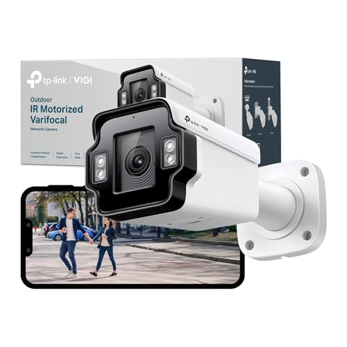 Image of VIGI InSight S345ZI 4MP Outdoor IR Motorized Varifocal Bullet Network Camera, Supports PoE, Smart CCTV Camera with 5X Optical Zoom, Human & Vehicle Classification, Two-Way Audio, Smart IR, Metal Case