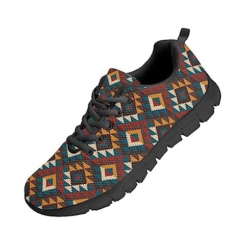 Kuiaobaty Aztec Print Women's Sneakers Cover