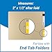 Doctor Stuff - File Folder Labels, Number 1, Compatible with SMEAD LCC - SLCC Series Chart Stickers, Blue, 2