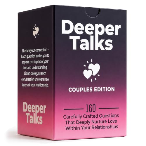 Taxhtext Couples Games - 160 Game Cards for Couples to Build Deeper Connection Relationship Conversation Starters for Date Night Game Romantic Gift for Him or Her Anniversary Wedding Gift