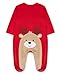 Little Me Clothes for Baby Boys' and Girls' Christmas Reindeer Holiday Footie, 6 Months