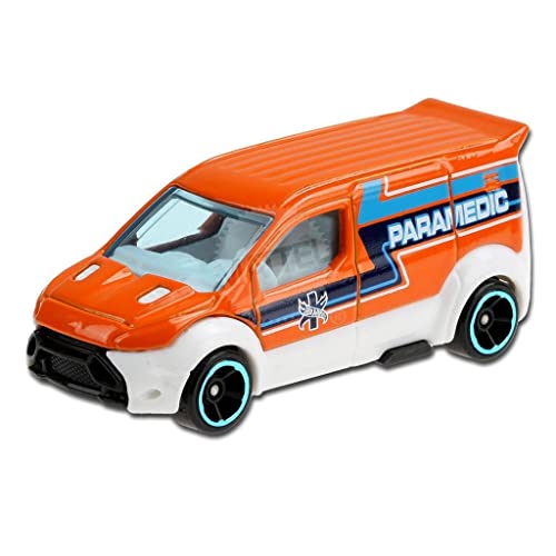 Hot Wheels Ford Transit Connect HW Rescue miniatura 1