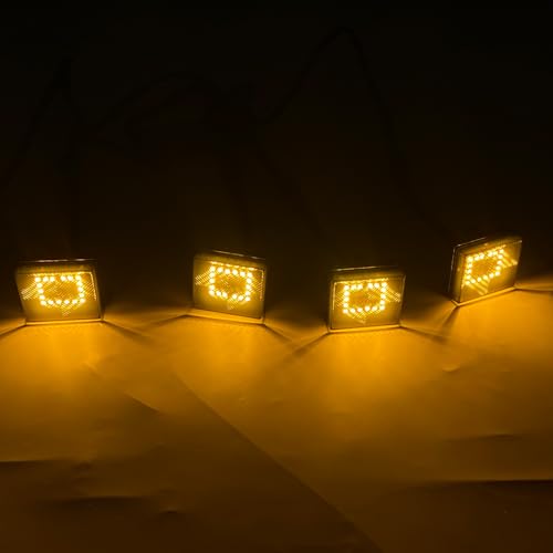 Image of HIGH FLYING 2024 2025 for Toyota Land Cruiser Prado LC250 J250 Grille LED Light Amber Lighting Assembling Kit Car Accessories (Lower)