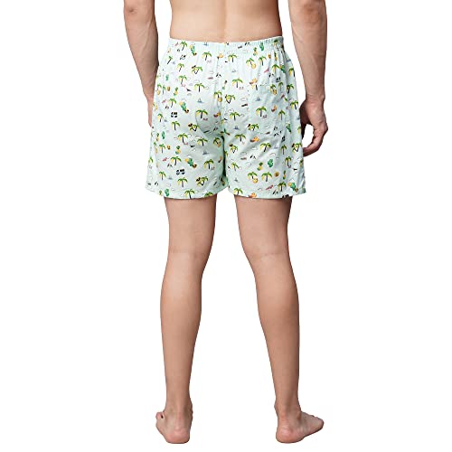 Image of Urban Scottish Ultra-Comfortable Men's Boxer Pants (Pack of 3) - 100% Cotton Material with A Stylish Print - Soft and Stretchy Elastic Waist Band - Dynamic Movement and Hardwearing Stitching
