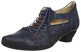 wechselbare Einlage THINK! Damen AIDA_3-000048 chromfrei gegerbter, nachhaltiger Schnürpumps, 8000 Azur,37 EU