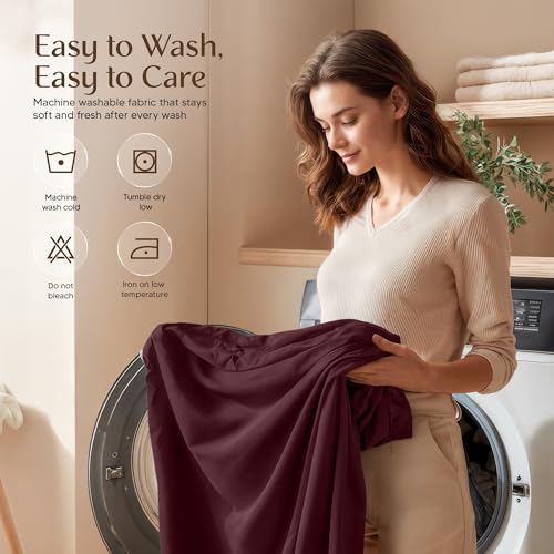 image for Utopia Bedding Queen Sheet Set – 4 Piece Bed Sheets for Queen Size B