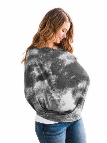 Image of Copper Pearl Nursing Cover for Breastfeeding - Multi-Use Baby Car Seat Cover, Stroller Cover & Breast Feeding Cover Up for Women, Stretchy Breathable High Quality Cover for Boy or Girl, Thrasher