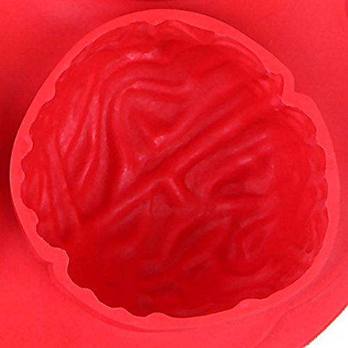 Molde de silicona para hielos en forma de cerebro miniatura 5