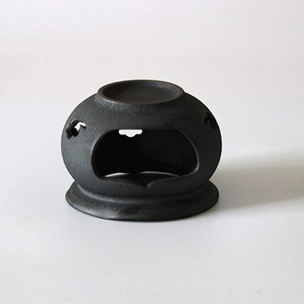 Teapot Heater Ceramic Tea Pot Heating Base Portable Teapot Dish Warmers Holder Insulation Base Tea Accessories for Home Shop Without Candle